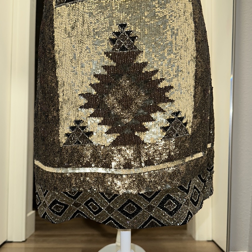 AllSaints Spitalfields Jacks Place London Hand Embellished Dress Vintage… - Picture 5 of 12